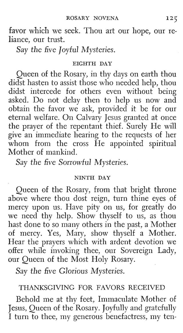Rosary Triduum and Novena 6